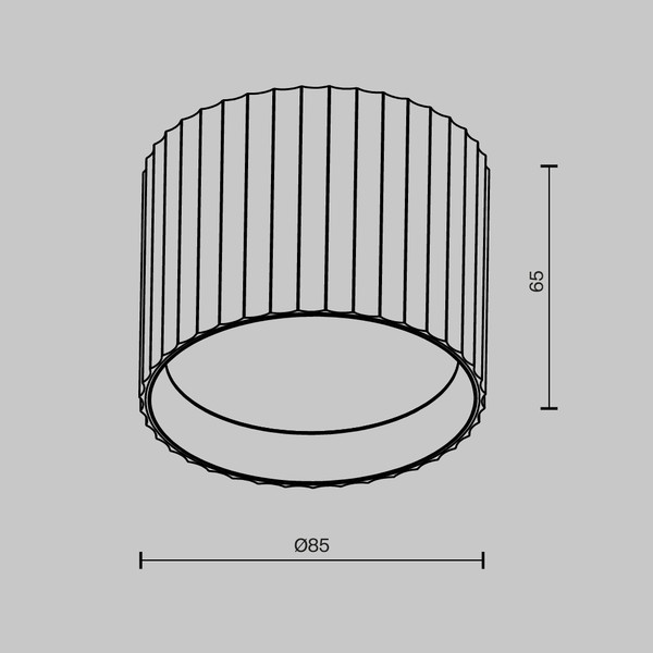 Изображение товара Точечный светильник Maytoni Calipso C106CL-GX53-B