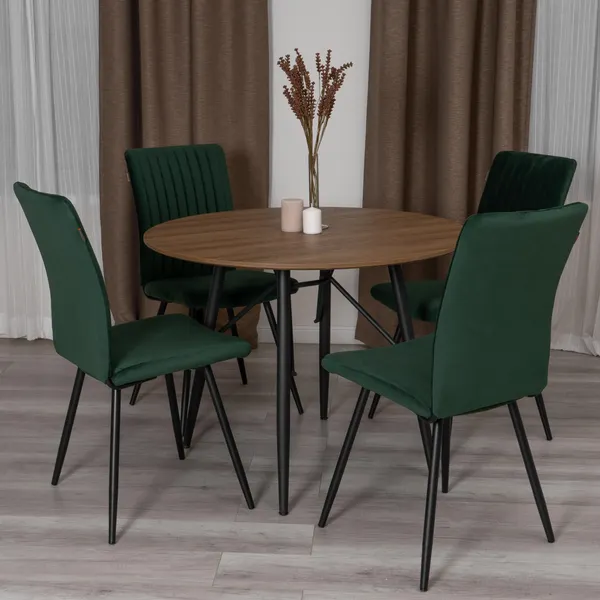 Изображение товара Набор стульев Tetchair Monte Carlo Trend (велюр, Deep Forest изумруд, 2 шт)