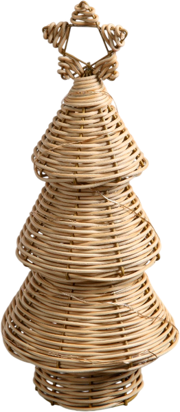 Изображение товара Световая фигурка Luazon Елочка плетеная 10471489