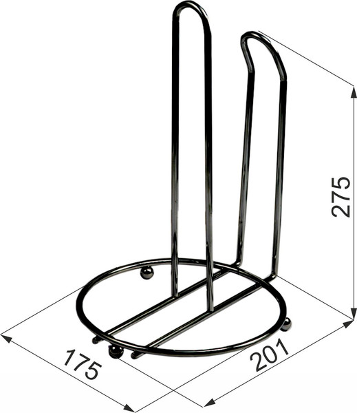 Изображение товара Держатель бумажных полотенец AKS CWJ207В (черный)