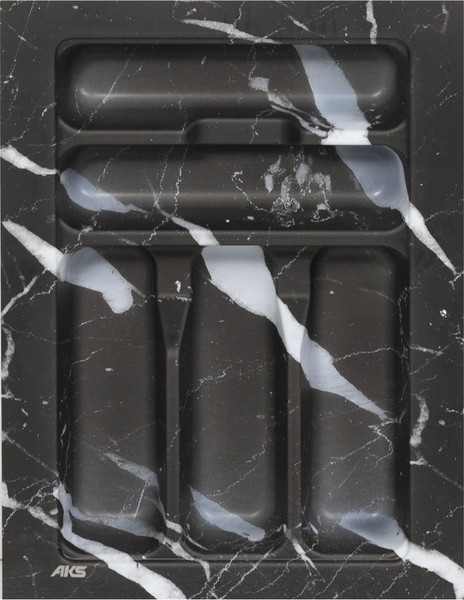 Изображение товара Органайзер для столовых приборов AKS 400 Marble 320х430 (черный/серый мрамор)