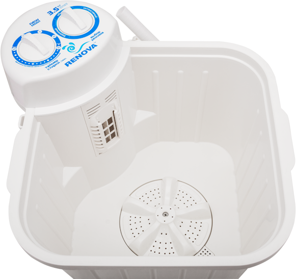 Изображение товара Стиральная машина Renova WS-35E (белый/синий)