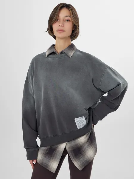 Изображение товара Свитшот Mark Formelle 122813/1 (р.164/170-92-98, вытравка на графите)