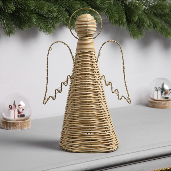 Изображение товара Световая фигурка Luazon Ангел плетеный / 10471491