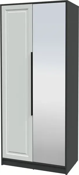 Изображение товара Шкаф Interline Концепт КТ-Ш2з Деко (антрацит/грей)