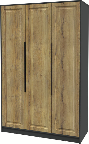 Изображение товара Шкаф Интерлиния Концепт КТ-Ш3 Деко (антрацит/дуб вотан)