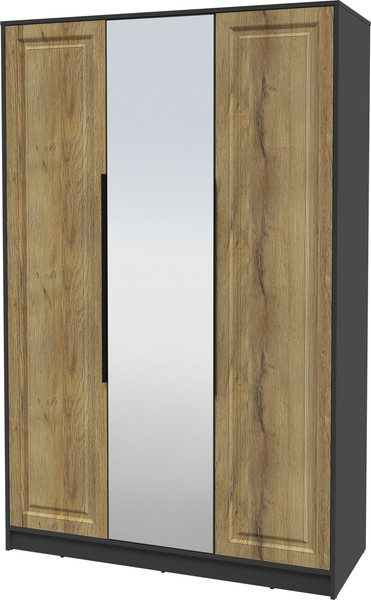 Изображение товара Шкаф Интерлиния Концепт КТ-Ш3з Деко (антрацит/дуб вотан)
