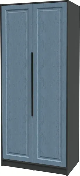Изображение товара Шкаф Interline Концепт КТ-Ш2 Деко (антрацит/дуб лазурный)