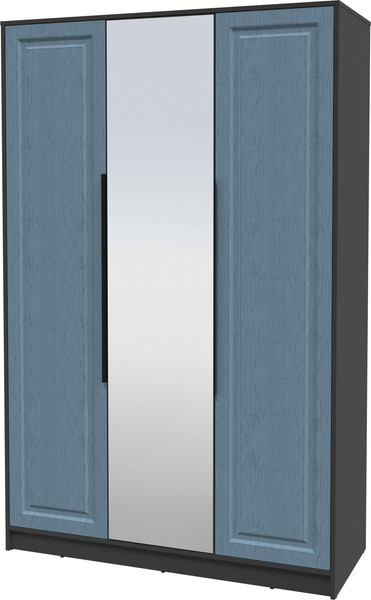 Изображение товара Шкаф Интерлиния Концепт КТ-Ш3з Деко (антрацит/дуб лазурный)
