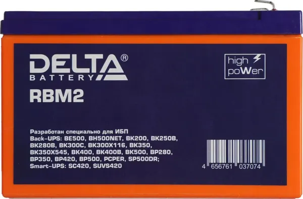Изображение товара Аккумуляторная батарея DELTA RBM2