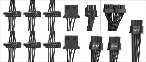 Изображение товара Блок питания для компьютера Digma DPSU-650W-WH