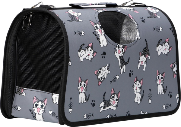Изображение товара Сумка для животных Sima-Land Играющие котики / 4777616 (р.M, серый)