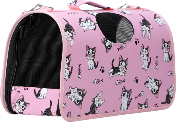 Изображение товара Сумка для животных Sima-Land Играющие котики / 3679630 (р.M, розовый)