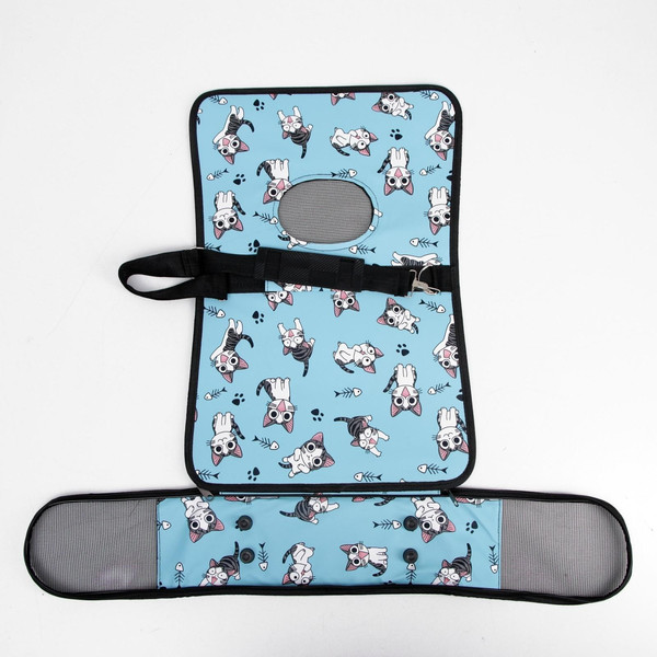 Изображение товара Сумка для животных Sima-Land Играющие котики / 4777614 (р.S, голубой)