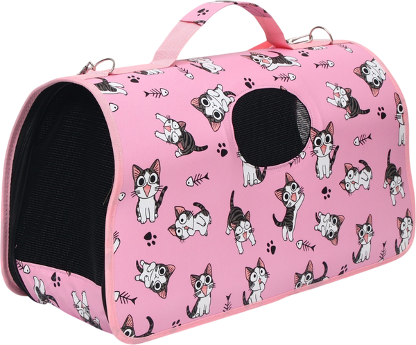 Изображение товара Сумка для животных Sima-Land Играющие котики / 6971605 (р.S, розовый)