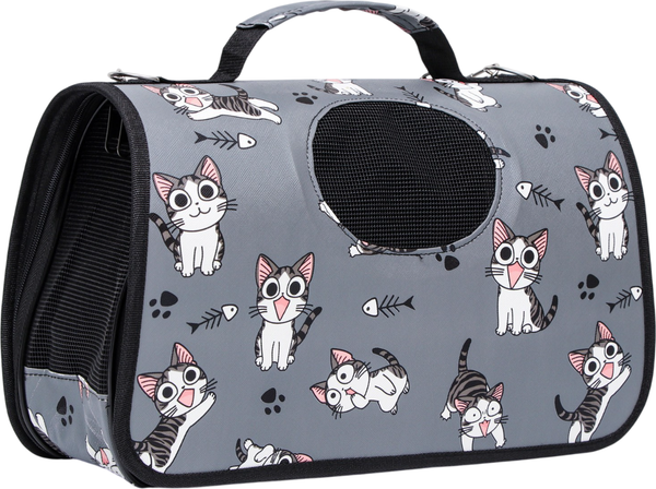 Изображение товара Сумка для животных Sima-Land Играющие котики / 6971607 (р.S, серый)