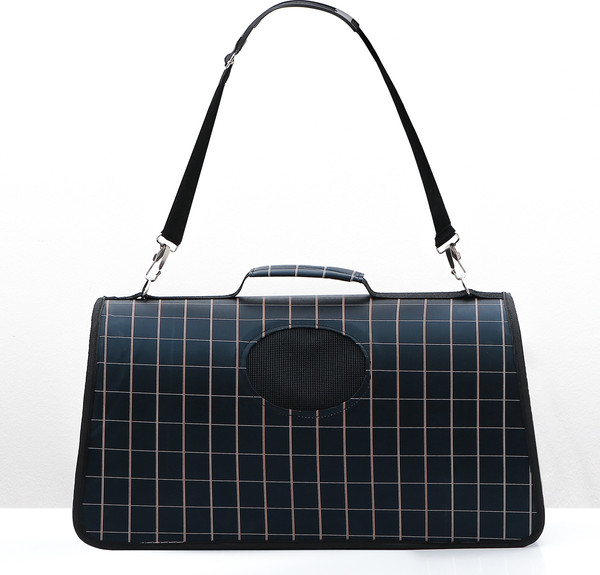 Изображение товара Сумка для животных Sima-Land Клетка / 10093145 (р.L, черный)