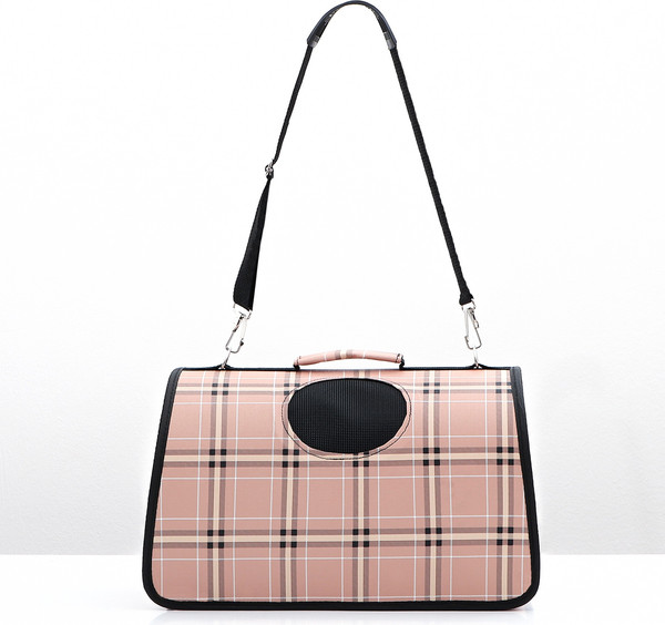 Изображение товара Сумка для животных Sima-Land Клетка / 10093136 (р.M, розовый)