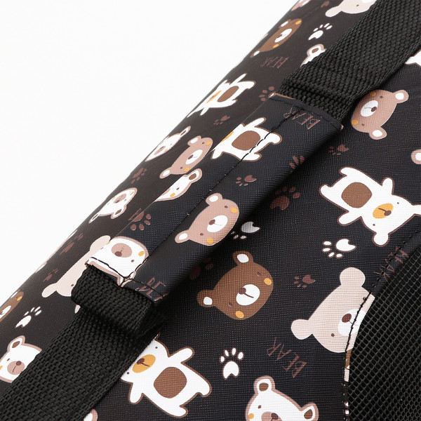 Изображение товара Сумка для животных Sima-Land Медвежата / 10093116 (р.L, черный)