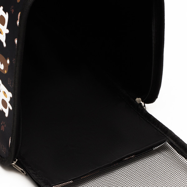 Изображение товара Сумка для животных Sima-Land Медвежата / 10093117 (р.M, черный)