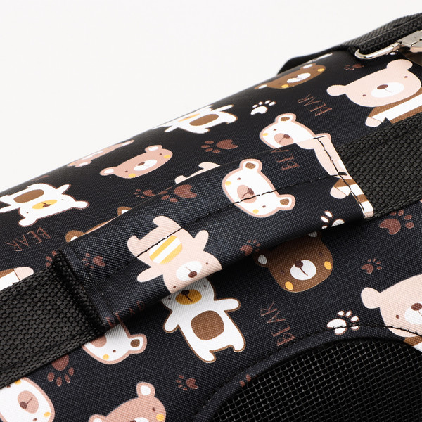 Изображение товара Сумка для животных Sima-Land Медвежата / 10093117 (р.M, черный)