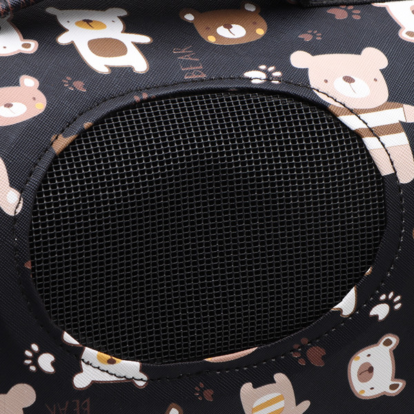 Изображение товара Сумка для животных Sima-Land Медвежата / 10093117 (р.M, черный)