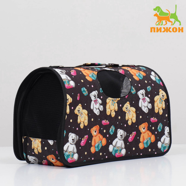 Изображение товара Сумка для животных Sima-Land Плюшевые медведи / 7984428 (р.S)