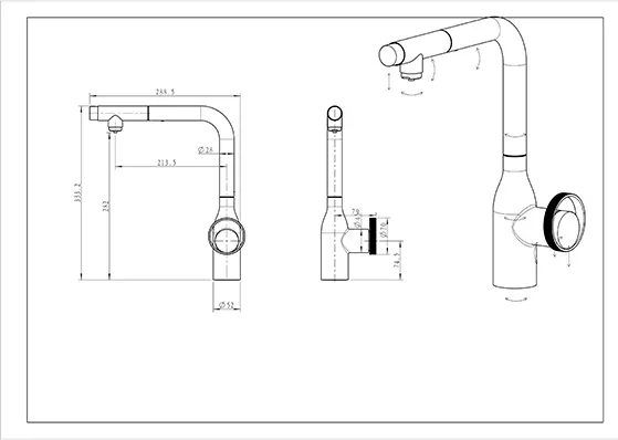 Изображение товара Смеситель Paulmark Ur213104-GM