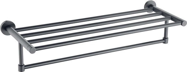 Изображение товара Полка для полотенца Aquatek Вега AQ4015BGM (оружейная сталь)