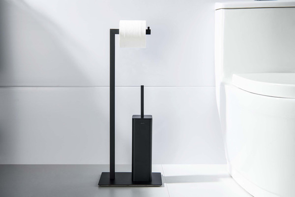 Изображение товара Стойка для туалетной бумаги Aquatek Либра AQ4331MB (черный матовый)