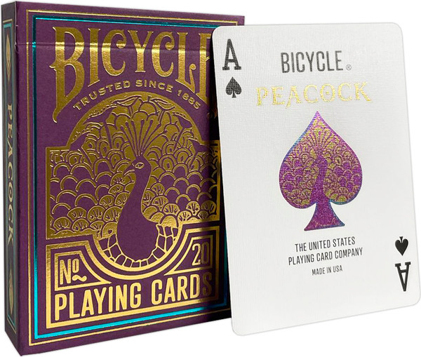 Изображение товара Игральные карты Bicycle Peacock Purple Standard Index / 10044808