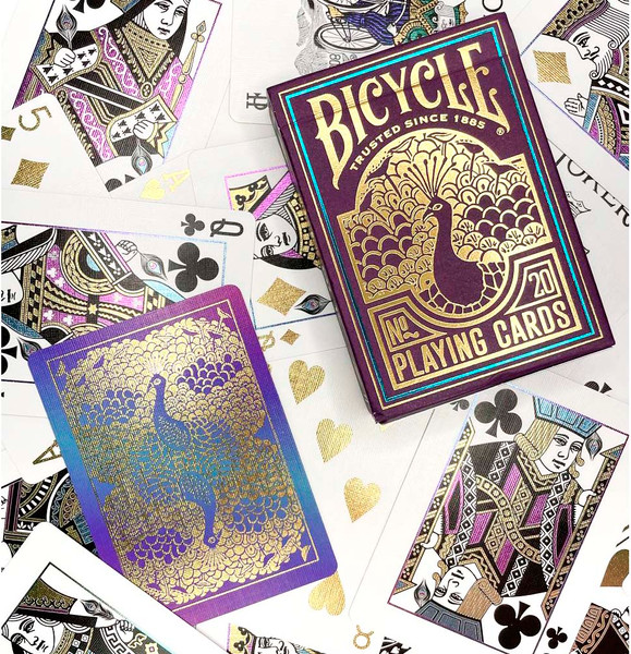 Изображение товара Игральные карты Bicycle Peacock Purple Standard Index / 10044808