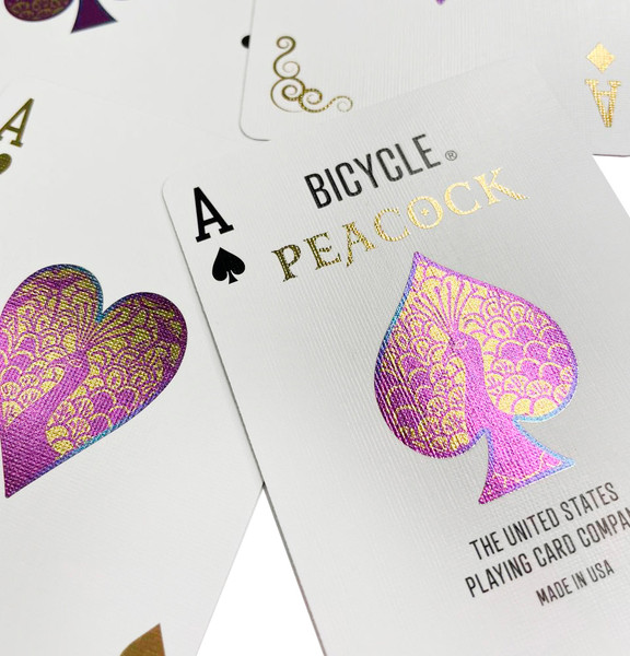 Изображение товара Игральные карты Bicycle Peacock Purple Standard Index / 10044808