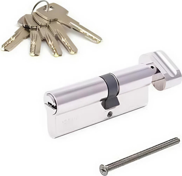 Изображение товара Цилиндровый механизм замка FM 80мм 5 кл (цам ,вертушка)