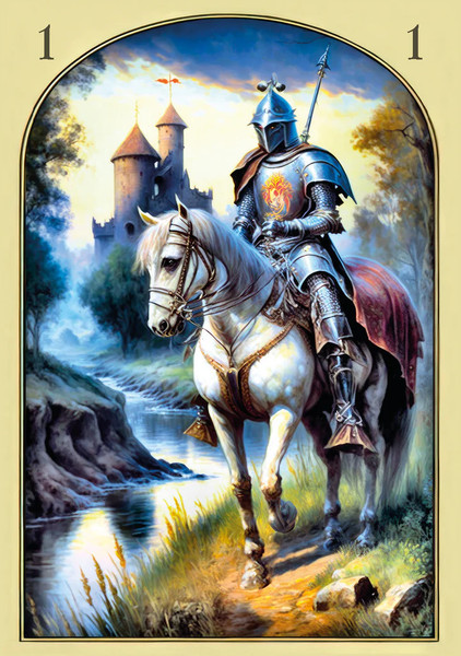 Изображение товара Гадальные карты Lo Scarabeo Medieval Lenormand Oracle / OR74