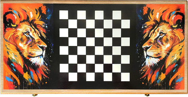 Изображение товара Набор настольных игр Partida Сирия. Король Лев большие. Нарды, шашки / rasking60