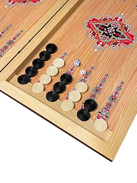 Изображение товара Набор настольных игр Partida Сирия. Король Лев средние. Нарды, шашки / rasking50