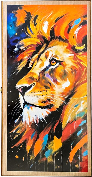 Изображение товара Набор настольных игр Partida Сирия. Король Лев средние. Нарды, шашки / rasking50