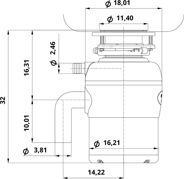 Изображение товара Измельчитель отходов ZORG Premium FWD Lite