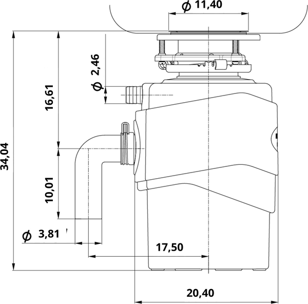 Изображение товара Измельчитель отходов ZORG Premium FWD Max