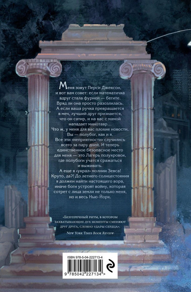 Изображение товара Художественная книга Эксмо Перси Джексон и Олимпийцы. Похититель молний, твердая обложка (Риордан Рик)