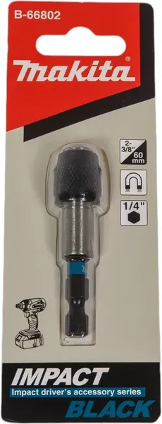 Изображение товара Держатель бит Makita Impact Black 60мм / B-66802