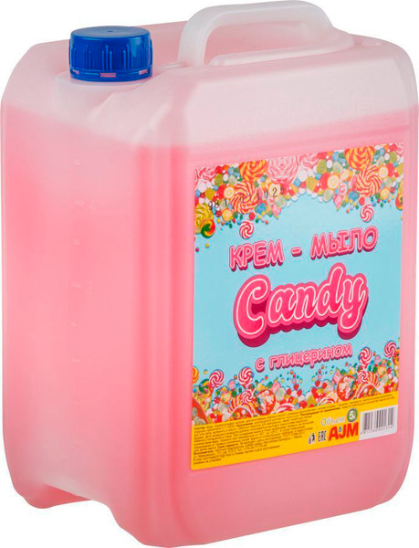 Изображение товара Мыло жидкое AJM Candy Мультифрукт, с глицерином (5л)