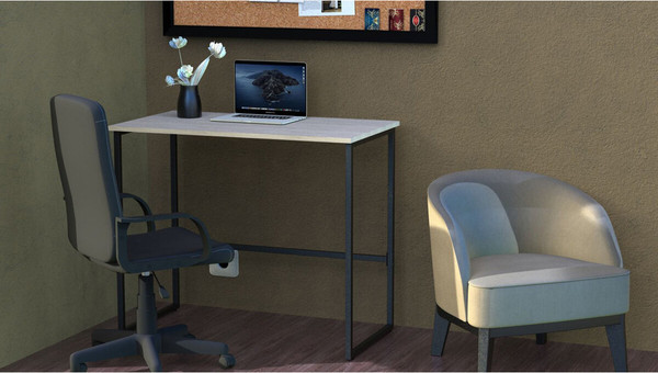 Изображение товара Компьютерный стол Brabix Smart CD-020 / 641949 (ясень шимо светлый/черный)