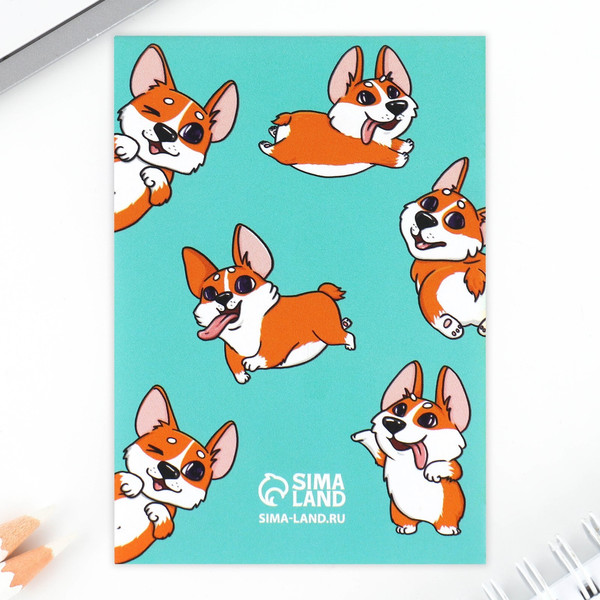 Изображение товара Набор канцелярский подарочный ArtFox Корги от тебя в восторге / 9890837