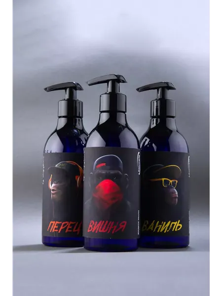 Изображение товара Мыло жидкое Результат.Про Monkey Розовый перец (400мл)