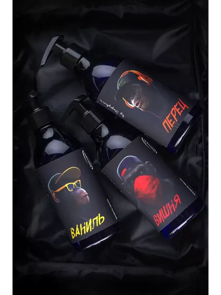 Изображение товара Мыло жидкое Результат.Про Monkey Розовый перец (400мл)