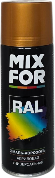 Изображение товара Эмаль Mixfor Акриловая универсальная (520мл, RAL 1036 жемчужно-золотой)