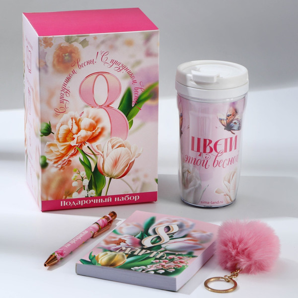 Изображение товара Набор канцелярский подарочный ArtFox 8 марта / 9891783