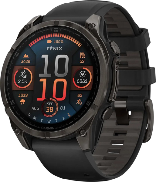 Изображение товара Умные часы Garmin Fenix 8 Amoled 47mm / 010-02904-21 (угольно-серый)